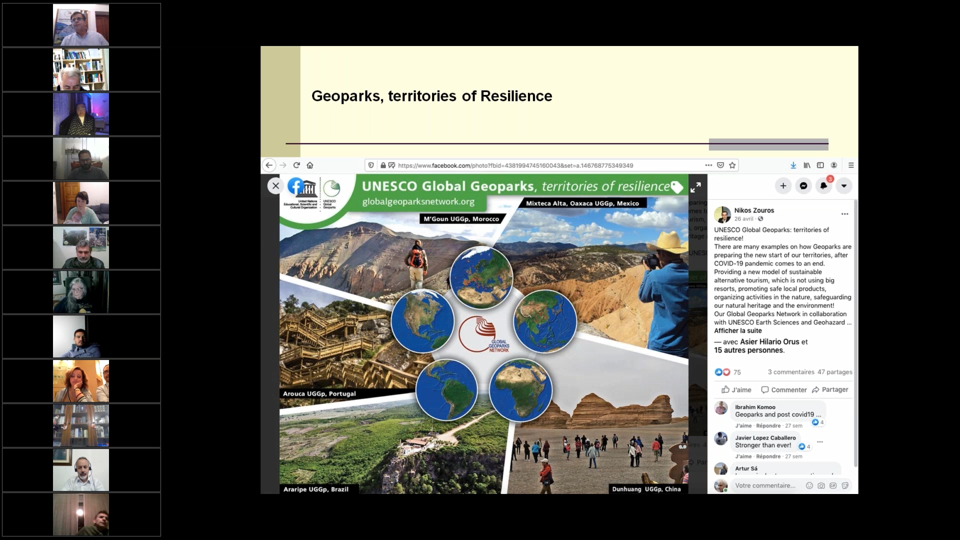 Webinar Γεωπάρκων Ελλάδας Κύπρου