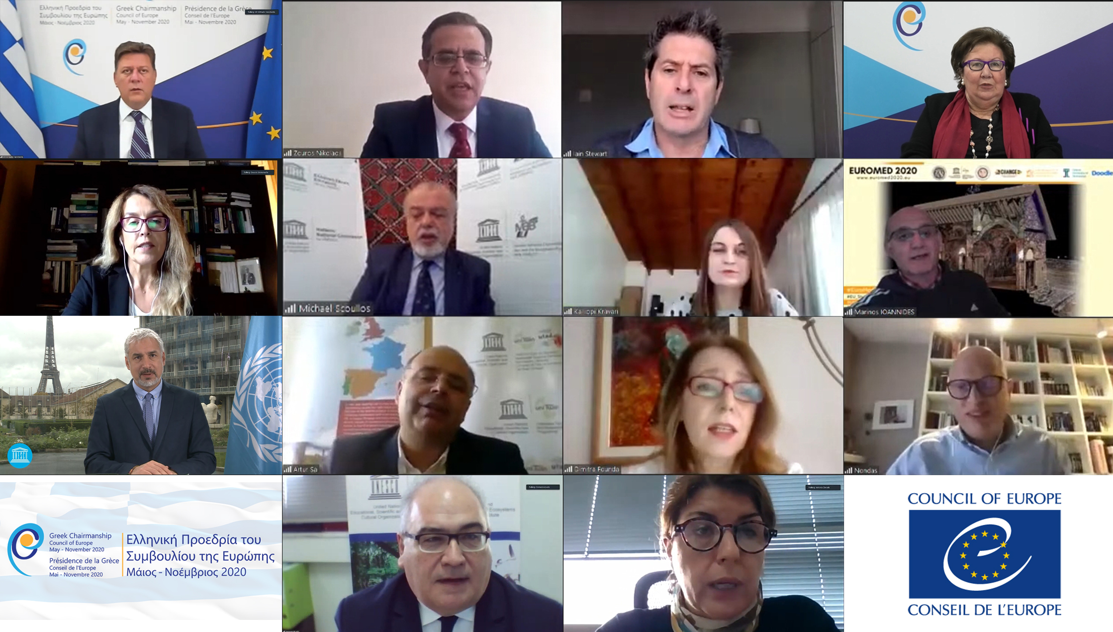 Webinar Συμβούλιο Ευρώπης