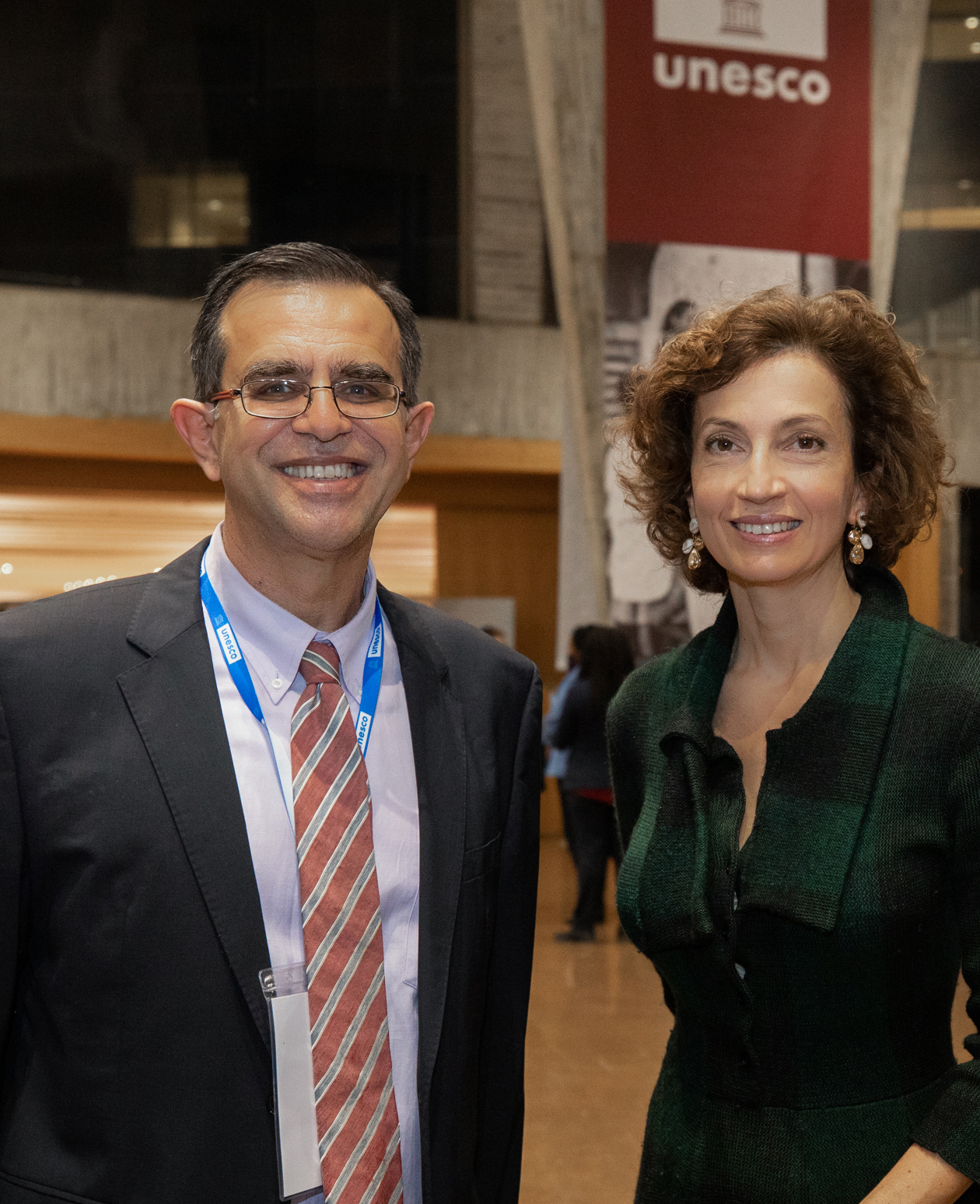 Ν Ζουρος με Γενική Διευθύντρια UNESCO Audrey Azoulay