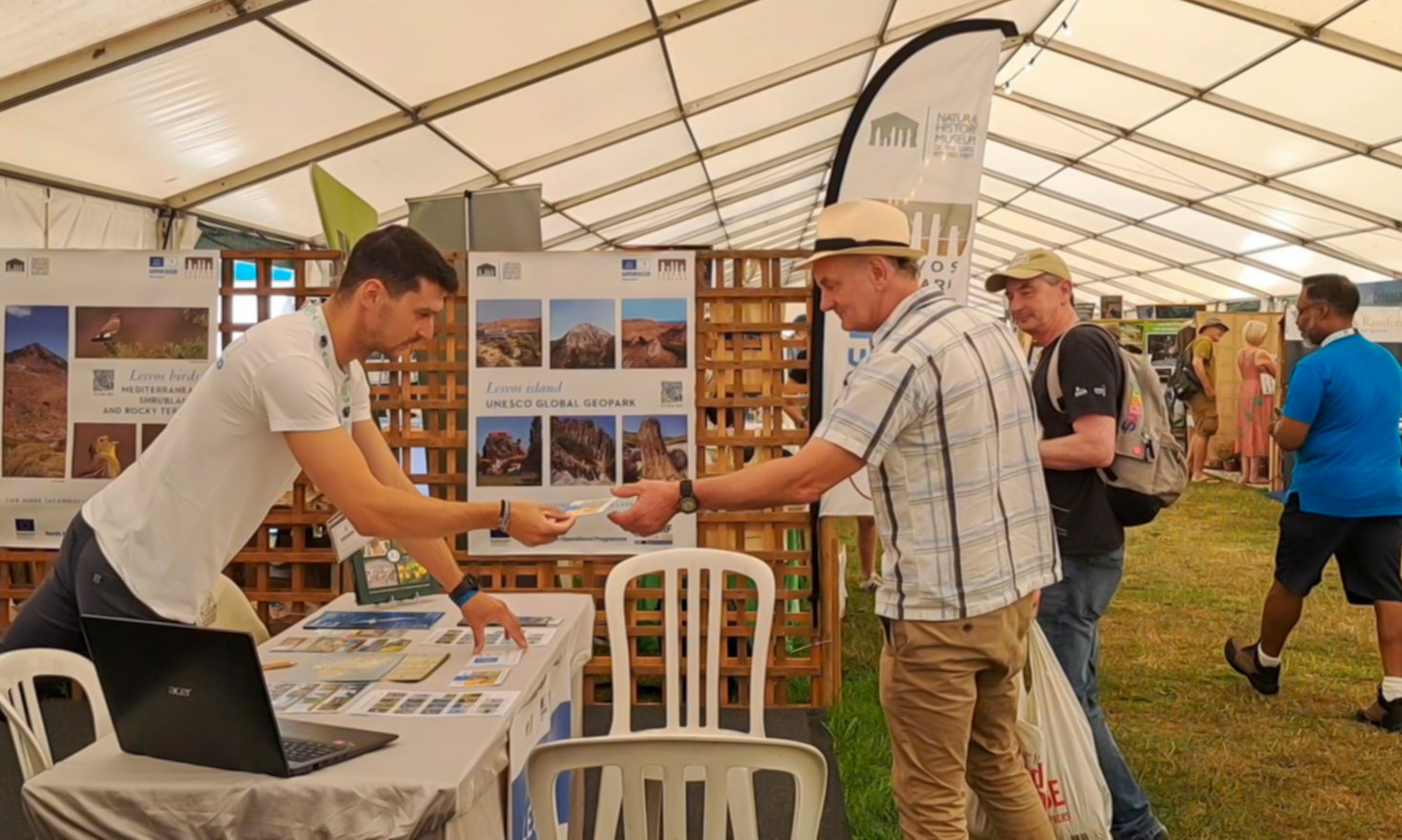 Προβολή της Λέσβου στην Παγκόσμια έκθεση παρατήρησης πουλιών Global Birdfair 2025