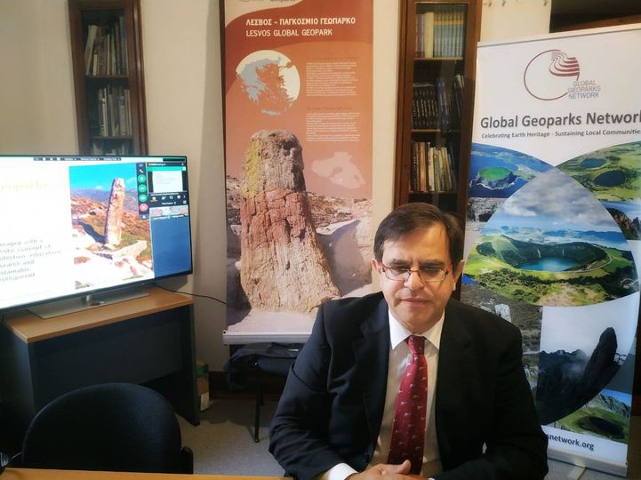 Ν Ζούρος στην έναρξη του 6ου Σχολείο Γεωπάρκων - Κίνα